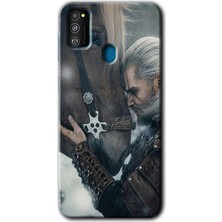 MRC İletişim Samsung Galaxy M21 Kılıf Hd Desen Baskılı Arka Kapak + Temperli Cam - Kadim Dost