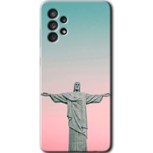 MRC İletişim Samsung Galaxy A33 Kılıf Hd Desen Baskılı Arka Kapak + Temperli Cam - Rio