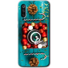 MRC İletişim Xiaomi Mi 9 Kılıf Hd Desen Baskılı Arka Kapak - Christmas