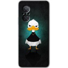MRC İletişim Huawei Nova 9 Se Kılıf Hd Desen Baskılı Arka Kapak - Angry Duck