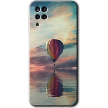 MRC İletişim Samsung Galaxy M12 Kılıf Hd Desen Baskılı Arka Kapak + Temperli Cam - Zeplin