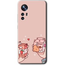 MRC İletişim Xiaomi Mi 12 Kılıf Hd Desen Baskılı Arka Kapak - Meyveli Süt