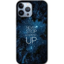 MRC İletişim iPhone 13 Pro Kılıf Hd Desen Baskılı Arka Kapak + Temperli Cam - Stars Wallpaper