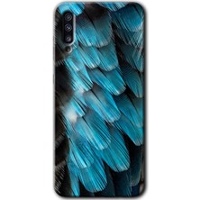 MRC İletişim Samsung Galaxy A70 Kılıf Hd Desen Baskılı Arka Kapak + Temperli Cam - 9d Tüyler