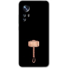 MRC İletişim Xiaomi Mi 12 Kılıf Hd Desen Baskılı Arka Kapak - Thor Çekiç