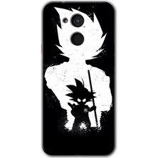 MRC İletişim General Mobile Gm 8 Kılıf Hd Desen Baskılı Arka Kapak + Temperli Cam - Anime