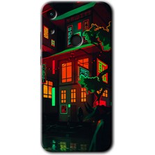 MRC İletişim Huawei Y6S 2019 Kılıf Hd Desen Baskılı Arka Kapak + Temperli Cam - China Street