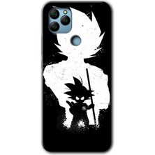 MRC İletişim General Mobile Gm 21 Kılıf Hd Desen Baskılı Arka Kapak + Temperli Cam - Anime