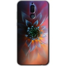 MRC İletişim Huawei Mate 10 Lite Kılıf Hd Desen Baskılı Arka Kapak + Temperli Cam - Çiçek Motif