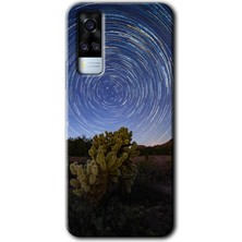 MRC İletişim Vivo Y51A Kılıf Hd Desen Baskılı Arka Kapak - Eclipse Sky