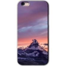 MRC İletişim iPhone 6 Kılıf Hd Desen Baskılı Arka Kapak + Temperli Cam - Zirve