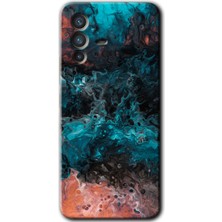 MRC İletişim Vivo V23 5g Kılıf Hd Desen Baskılı Arka Kapak - Liquid Colorfull
