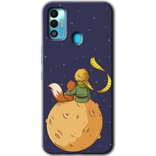 MRC İletişim Tecno Spark 7t Kılıf Hd Desen Baskılı Arka Kapak - Küçük Prens