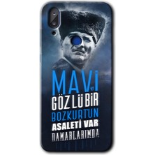 MRC İletişim Vestel E5 Kılıf Hd Desen Baskılı Arka Kapak - Bozkurt Atatürk