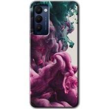 MRC İletişim Tecno Camon 18 Kılıf Hd Desen Baskılı Arka Kapak - Liquid Cloud