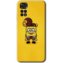 MRC İletişim Xiaomi Redmi Note 11S 5g Global Kılıf Hd Desen Baskılı Arka Kapak - Sünger Bob