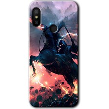 MRC İletişim Xiaomi Mi Max 3 Kılıf Hd Desen Baskılı Arka Kapak - Bloodhorne