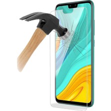 MRC İletişim Huawei Y6S 2019 Kılıf Hd Desen Baskılı Arka Kapak + Temperli Cam - Çizim Gezegen