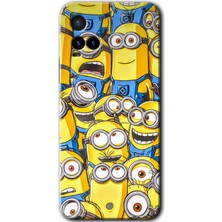 MRC İletişim Vivo Y21 Kılıf Hd Desen Baskılı Arka Kapak - Minion Ordusu