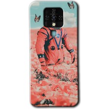 MRC İletişim Tecno Camon 16 Kılıf Hd Desen Baskılı Arka Kapak - Uzay Bahçesi