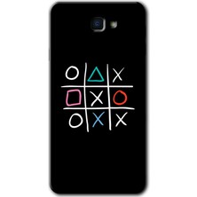 MRC İletişim Samsung Galaxy J7 Prime Kılıf Hd Desen Baskılı Arka Kapak + Temperli Cam - Sauce