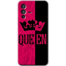 MRC İletişim Vivo V23 5g Kılıf Hd Desen Baskılı Arka Kapak - Queen