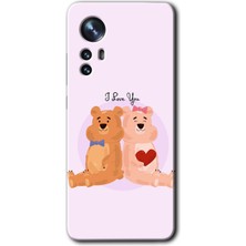 MRC İletişim Xiaomi Mi 12 Pro Kılıf Hd Desen Baskılı Arka Kapak - Sevgili Ayıcık