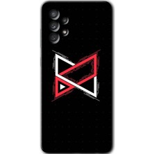 MRC İletişim Samsung Galaxy A72 Kılıf Hd Desen Baskılı Arka Kapak + Temperli Cam - Kilit
