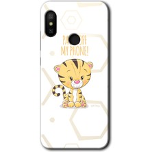 MRC İletişim Xiaomi Redmi Note 6 Pro Kılıf Hd Desen Baskılı Arka Kapak - Sevimli Kedi 1
