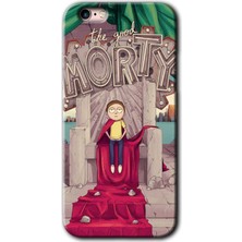 MRC İletişim iPhone 6s Kılıf Hd Desen Baskılı Arka Kapak + Temperli Cam - Morty