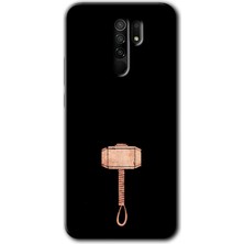 MRC İletişim Xiaomi Redmi 9 Kılıf Hd Desen Baskılı Arka Kapak - Thor Çekiç