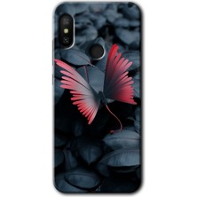 MRC İletişim Xiaomi Mi Max 3 Kılıf Hd Desen Baskılı Arka Kapak - Dark Butterfly