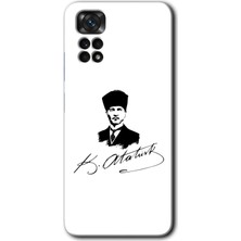 MRC İletişim Xiaomi Redmi Note 11 Pro 5g Kılıf Hd Desen Baskılı Arka Kapak - Kemal Atatürk Imza