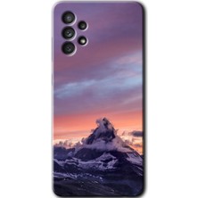 MRC İletişim Samsung Galaxy A33 Kılıf Hd Desen Baskılı Arka Kapak + Temperli Cam - Zirve