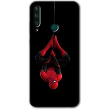 MRC İletişim Huawei Y6P Kılıf Hd Desen Baskılı Arka Kapak + Temperli Cam - Örümcek Adam