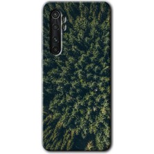 MRC İletişim Xiaomi Mi Note 10 Lite Kılıf Hd Desen Baskılı Arka Kapak - Çam Ağacı Ormanı