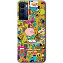 MRC İletişim Tecno Camon 18P Kılıf Hd Desen Baskılı Arka Kapak - Süper Çizgi Kahramanlar 2