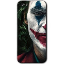 MRC İletişim iPhone 5s Kılıf Hd Desen Baskılı Arka Kapak + Temperli Cam - Joker