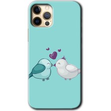 MRC İletişim iPhone 11 Pro Kılıf Hd Desen Baskılı Arka Kapak + Temperli Cam - Mutlu Kuşlar