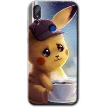 MRC İletişim Vestel E5 Kılıf Hd Desen Baskılı Arka Kapak - Üzgün Pikaçu