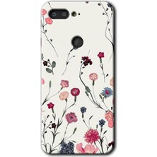 MRC İletişim General Mobile Gm 9 Pro Kılıf Hd Desen Baskılı Arka Kapak + Temperli Cam - Mat Çiçek