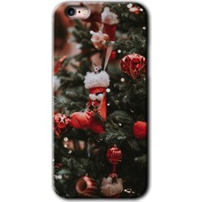 MRC İletişim iPhone 6 Kılıf Hd Desen Baskılı Arka Kapak + Temperli Cam - Happy New Year
