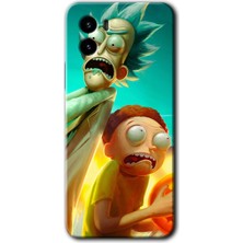 MRC İletişim Vivo Y15S Kılıf Hd Desen Baskılı Arka Kapak - Rick Morty