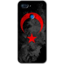 MRC İletişim Xiaomi Mi 8 Lite Kılıf Hd Desen Baskılı Arka Kapak - Black Ayyıldız