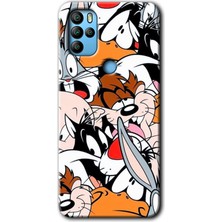 MRC İletişim General Mobile Gm 21 Pro Kılıf Hd Desen Baskılı Arka Kapak + Temperli Cam - Karakterler