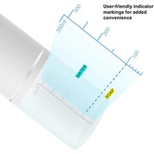 Xhltd 350 ml Köpük Sabun Dağıtıcı USB Şarj Edilebilir Dokunuşsuz Otomatik Dokunmatik Ücretsiz Sensör USB Şarj El Yıkama Köpük Sıvı Wahser | Sıvı Sabunluk (Yurt Dışından)