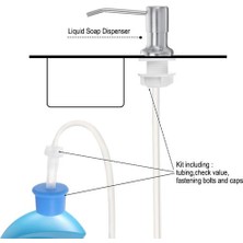 Xhltd Sıvı Sabun Dağıtıcı Mutfak Lavabo Abs Plastik Dahili Losyon Pompası Uzatma Tüpü Mutfak Lavabo Tezgah Banyo / Mutfak | Sıvı Sabunluk (Yurt Dışından)