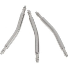 Eleanos 200 Adet Paslanmaz Çelik Kavisli Bahar Bar Pins Link Için Izle Bant Boyutu 16-26MM 16MM (Yurt Dışından)