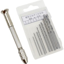 Eleanos Pin Vise El Matkap Uçları (0.5-3.0mm) El Matkap ile Craft Ceviz Anahtarlık Için Döner Araçlar (Yurt Dışından)