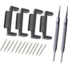 Lanfy 22MM Saat Kayışı Adaptörler Kiti Için Casio 110 150 300 400 9052 8900 Siyah (Yurt Dışından)